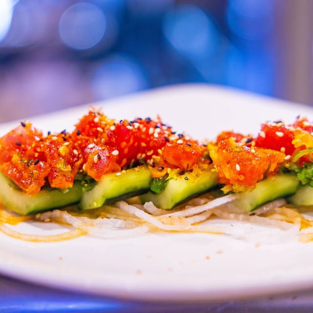 Ahi Tuna Bites.
