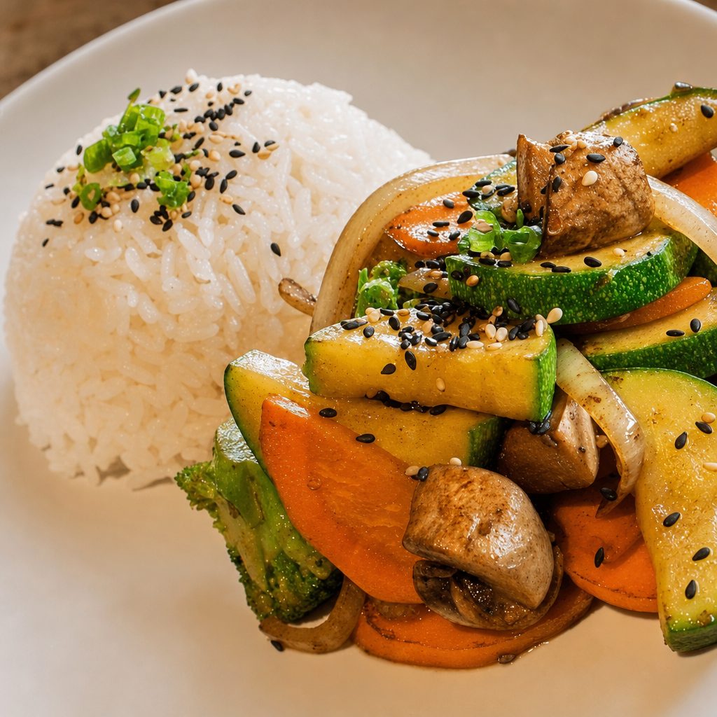 Lunch Veggie Teriyaki.
