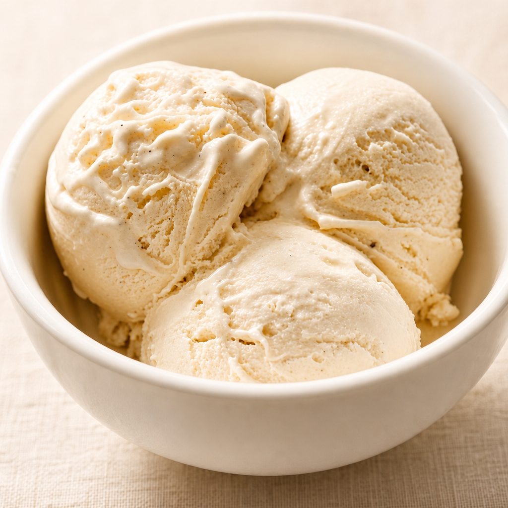 Vanilla Ice Cream.