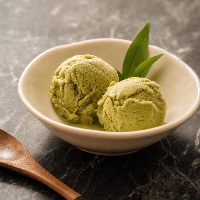 Green Tea Ice Cream.