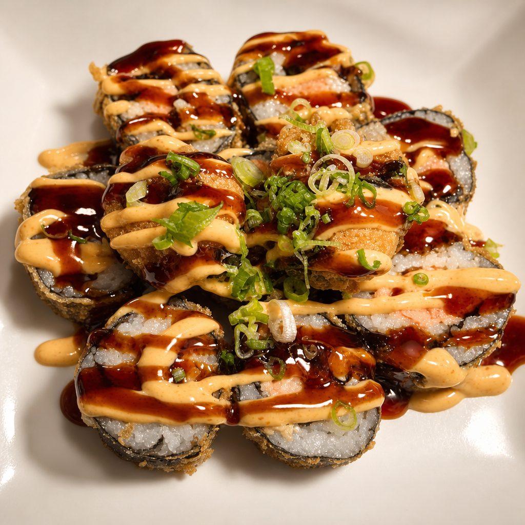 Tempura Japanese Bagel Roll (Deep Fried).