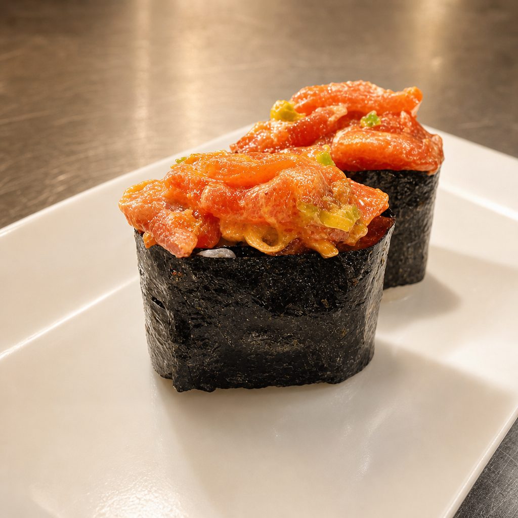 Spicy Tuna or Conch.