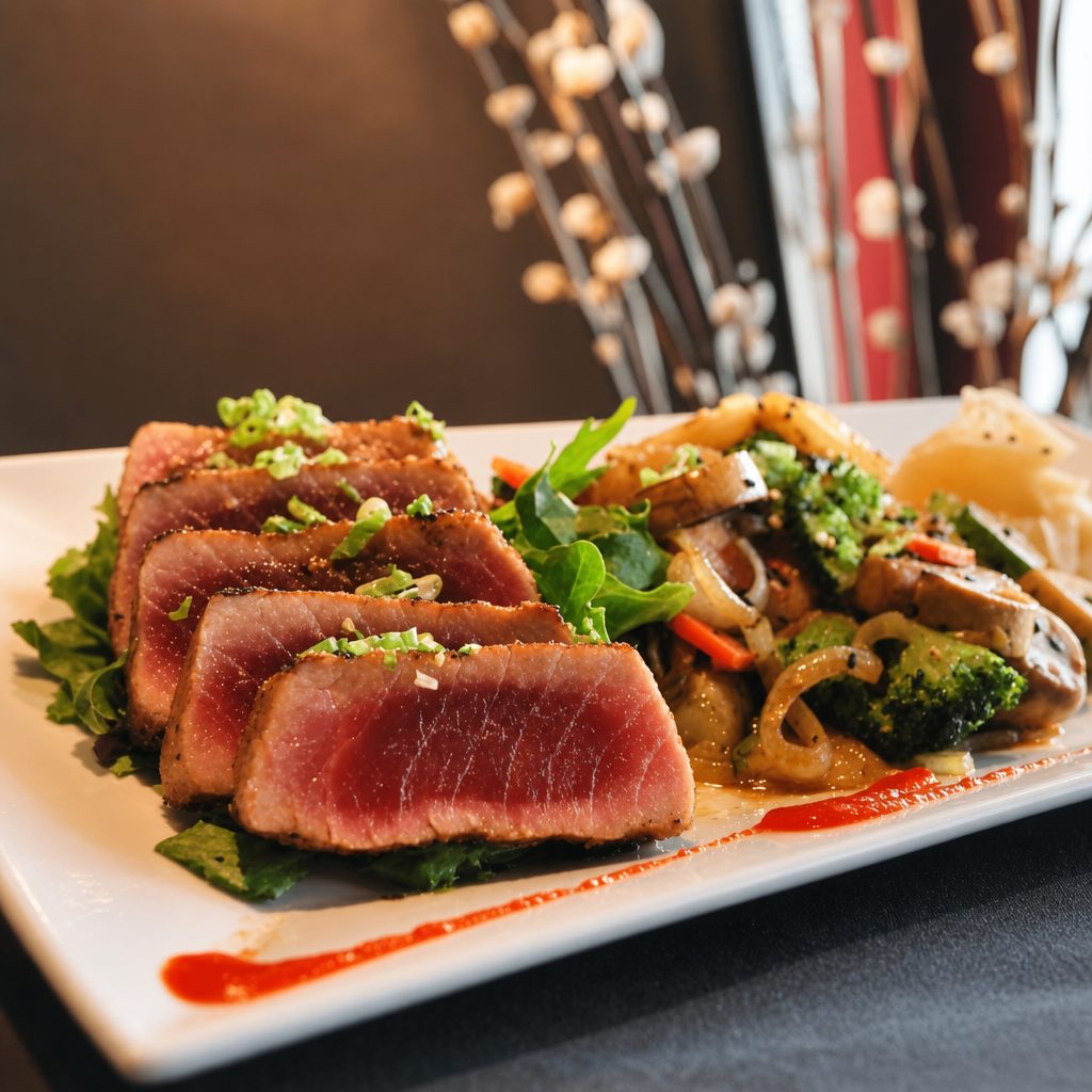 Seared Ahi Tuna.