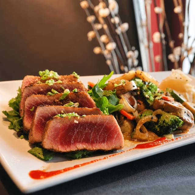 Seared Ahi Tuna.