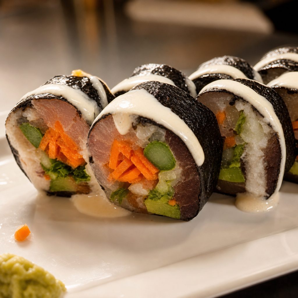 Mumbo Jumbo Sashimi Roll (No Rice).