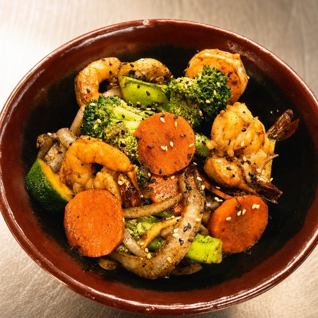 Lunch Shrimp Teriyaki.