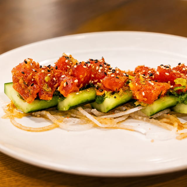 Ahi Tuna Bites.