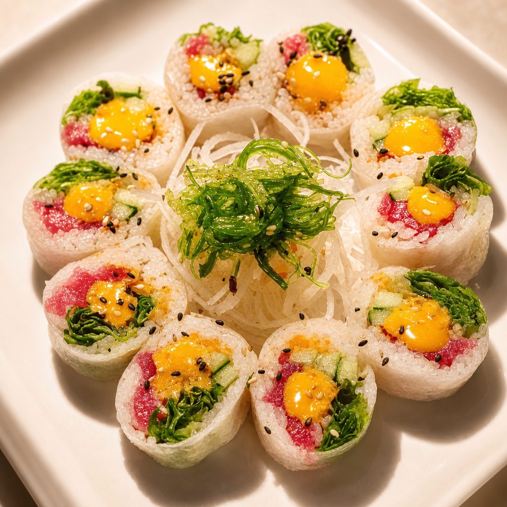 Paper Crane Roll.